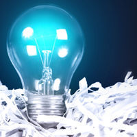 Efficient microbial fuel cell made from paper