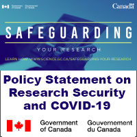 Government of Canada: Policy Statement on Research Security and COVID-19